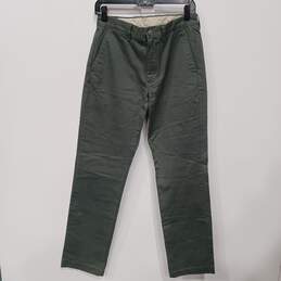 J. Crew Grey/Green Urban Slim Fit Pants Size 30x32 NWT