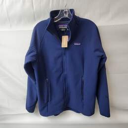 Patagonia Womens R2 Techface Jacket Navy Blue Slim Fit Size L