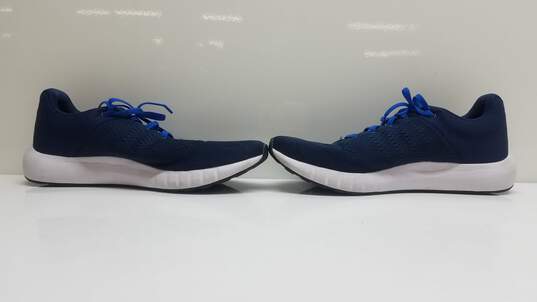 Under Armour Mens Micro G Pursuit 3000011-402 Blue Running Shoes US Men Size 9.5 image number 2