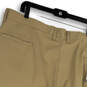 NWT Mens Beige Flat Front Pockets Relaxed Fit Chino Shorts Size 44 image number 3