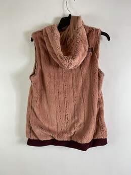 The North Face Women Pink Fur Sweater Vest M alternative image