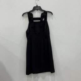 NWT Club Monaco Womens Black Sleeveless Shoulder Strap Back Zip Mini Dress Sz 4 alternative image