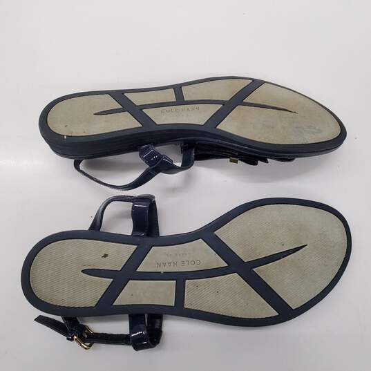 Cole Haan  Signature Women Thong Sandal Shoes Blue Size 8B image number 2