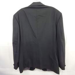 Christian Dior Grand Luxe Black Tuxedo Jacket Men's Size 43R AUTHENTICATED alternative image