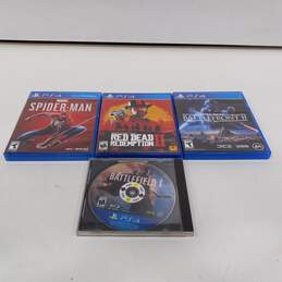 4pc. Bundle of Sony PlayStation 4 Video Games-Assorted Titles