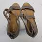 COACH Halsey Gray Leather Sandal Pump Heels Shoes Size 6 B image number 7