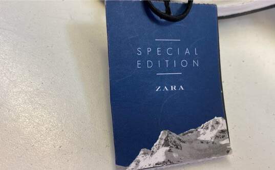 Zara Studded Mule Heels Size 7 White image number 8