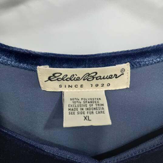 Eddie Bauer V-Neck Long Sleeve Shirt Women's Size XL image number 2