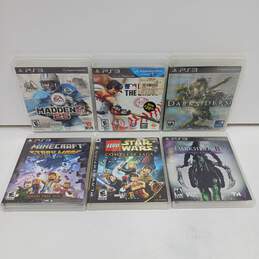 Lot of 6 Sony PlayStation 3 Video Games