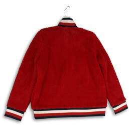 Tommy Hilfiger Womens Multicolor Fleece Mock Neck Pullover Sweatshirt Size L alternative image