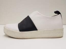 Karl Lagerfeld Paris Asha Women's Slip-On Shoes White/Black Size 6 alternative image