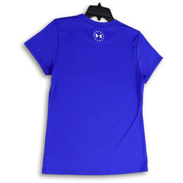 Womens Blue Short Sleeve Crew Neck Freedom Performance T-Shirt Size M alternative image