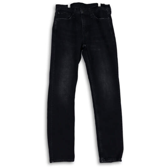 Mens 511 Black Medium Wash Denim Pockets Straight Leg Jeans Size 32x34 image number 1
