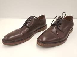 Coach Leather Garrison Oxford Shoes Brown 11