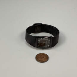 Designer Skagen Denmark Brown Mesh Strap Square Shape Analog Wristwatch alternative image