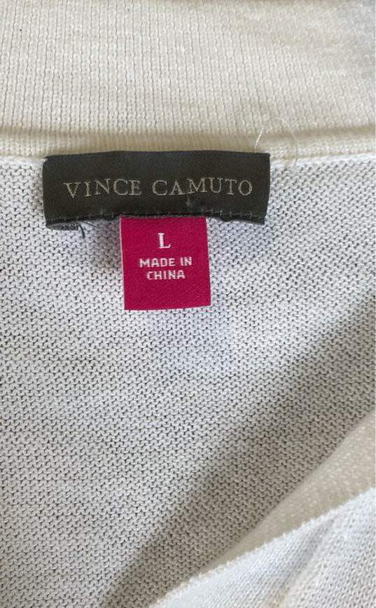 Vince Camuto White Long Sleeve - Size Large image number 3