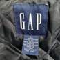 GAP Black Leather Full Zip Insulated Jacket Men's Size L image number 4