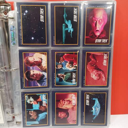Binder of Assorted Star Trek TNG Collector's Cards image number 3