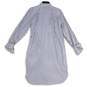 Lauren Ralph Lauren Womens Blue White Floral Long Sleeve Shirt Dress Size 10 image number 2