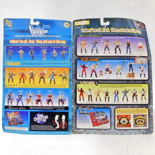 1998 Jakks WWF Various Series Action Figures Bret Hart, HHH, Taka & Stone Cold Steve Austin image number 9