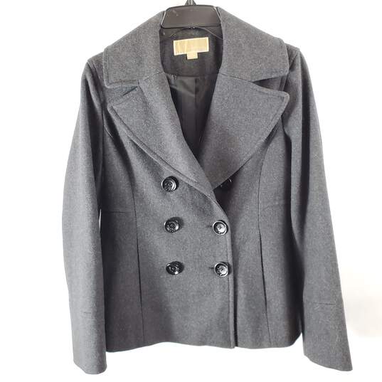 Michael Kors Women Gray Pea Coat S image number 3