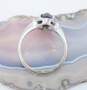 10K White Gold Marquise Cut Hematite Ring 2.9g image number 2