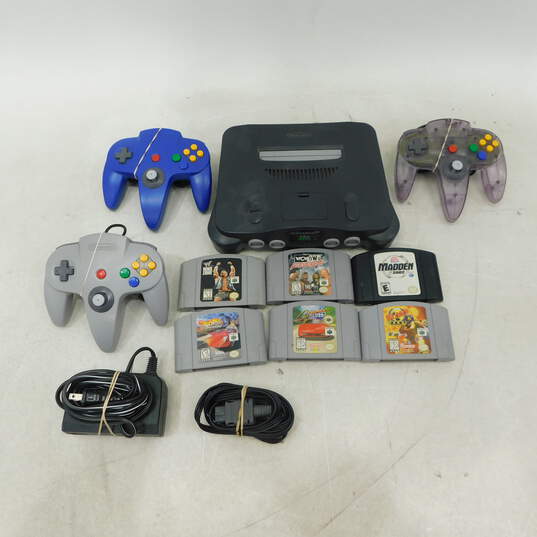 Nintendo 64 w/ 6 Games image number 5