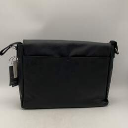 NWT Kenneth Cole Womens Black Leather Computer Laptop Bag w/ Tablet Pocket alternative image