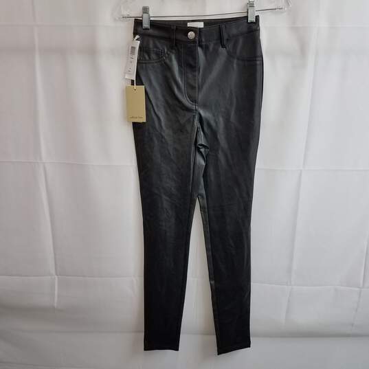 Wilfred Free faux leather skinny pants women's 00 nwt image number 1