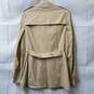 Theory Women's Tan Cotton Blend Lightweight Peacoat Size M image number 2