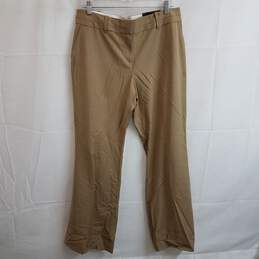 LOFT Julie curvy fit trouser leg brown dress pants 10