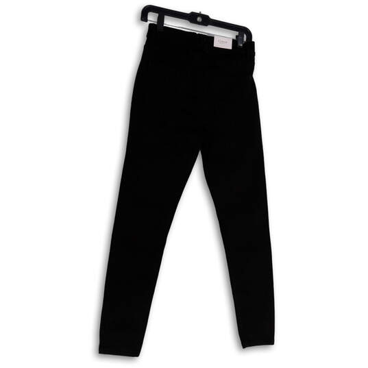 NWT Womens Black Denim Dark Wash Stretch Slim Fit Skinny Jeans Size 6/28 image number 2