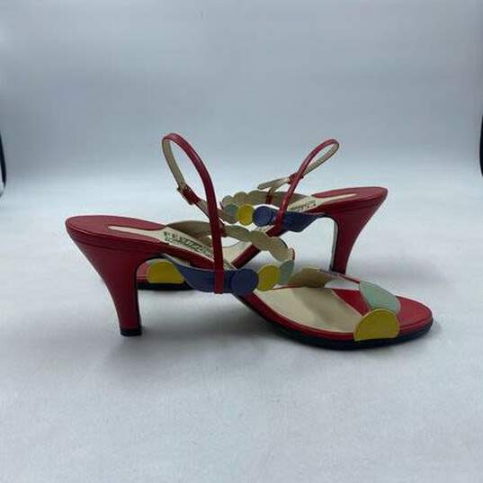 Salvatore Ferragamo Red heel Heel Women 7.5 image number 3