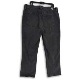 NWT Good American Womens Gray 5-Pocket Design Boyfriend Jeans Size 20-26 alternative image
