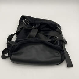 Womens Black Outer Zip Pocket Classic Adjustable Shoulder Strap Backpack alternative image