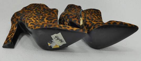 Women's Marc Fisher Fake Leopard High Heel Ankle Boots image number 3