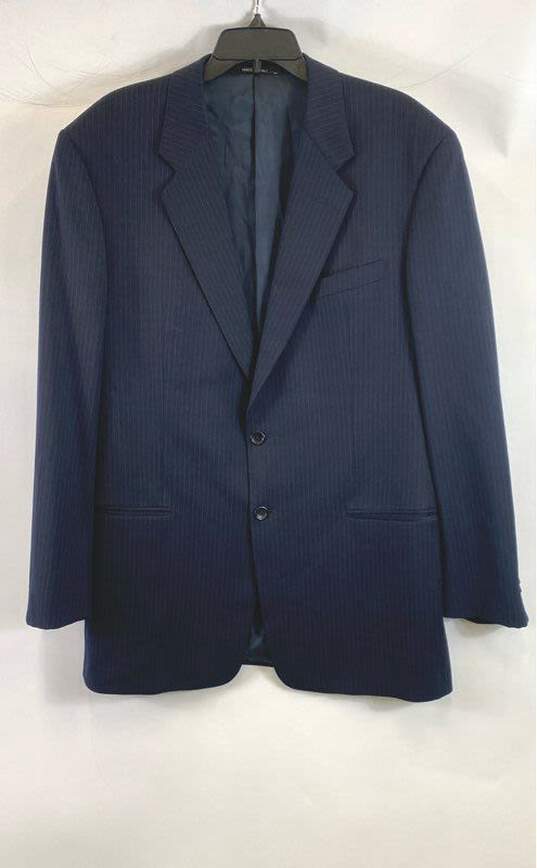 Armani Collezioni Blue Sport Coat - Size 44L image number 1