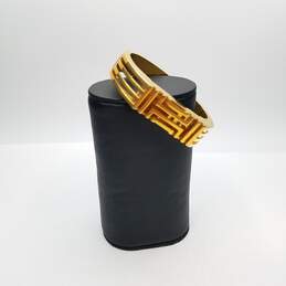 Tory Burch Gold - Tone Scent/7in Bit Hinge Bracelet 7in 65.3g