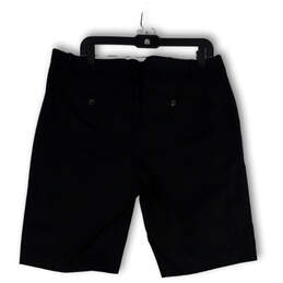 NWT Womens Black Flat Front Slash Pocket Regular Fit Chino Shorts Size 14 alternative image