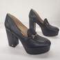 Sam Edelman Black Leather Block Heel Pumps Women's Size 8.5M image number 5