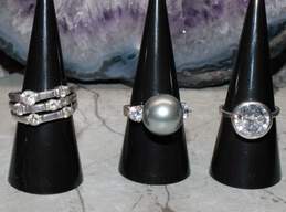 Sterling Silver Ring Set Sizes (8, 7, 9) - 17.10g alternative image