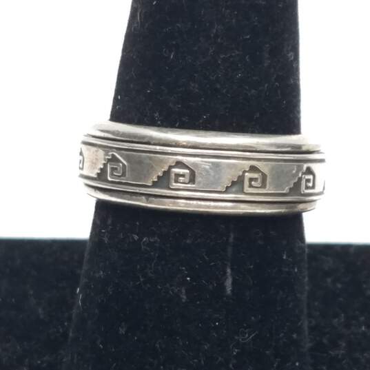 Mexico Sterling Silver Assorted Ring Jewelry Bundle 2 Pcs 15.1g image number 2