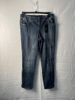 Lane Bryant Womens Slim Blue Jeans 14/28