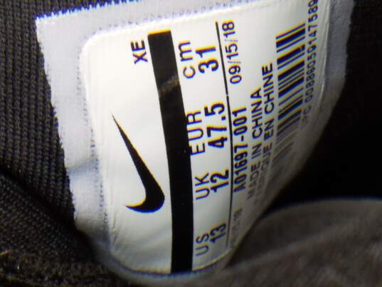 Nike Huarache Edge Txt Vast Black Grey Royal Training Ao1697-001 Men image number 7