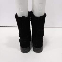 Khombu Women's Black Suede Snow Boots Size 9 alternative image
