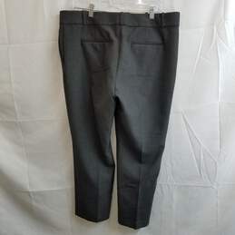 Ann Taylor Devin fit dress pants women's 14 tags charcoal gray alternative image