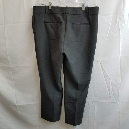 Ann Taylor Devin fit dress pants women's 14 tags charcoal gray image number 2