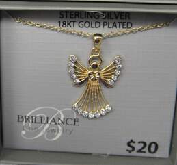 Sterling Silver Angel Necklace alternative image