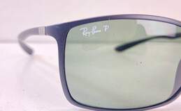 Ray-Ban RB4179 Rectangle Frame Sunglasses Black One Size alternative image