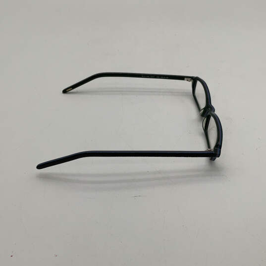 Womens Black Full-Rim Frame Clear Glasses Rectangular Eyeglasses W/ Case image number 3